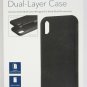 Insignia - Dual Layer Case for Apple iPhone XS Max - Black