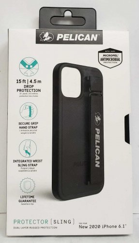 PELICAN - PROTECTOR SLING Case for iPhone 12 and iPhone 12 Pro (5G) - Black