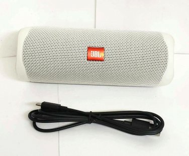 JBL Flip 5 Portable Waterproof Speaker - White Steel #102