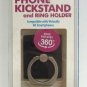 ReTrak - Finger Grip/Kickstand for Mobile Phones - Black