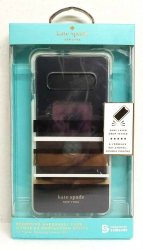 Kate Spade Samsung Galaxy S10+ Protective Hardshell Case - Charlotte Stripe