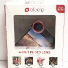 NOB Olloclip iPhone 5/5S Red Black 4-In-1 Quick-Connect Photo Camera Lens