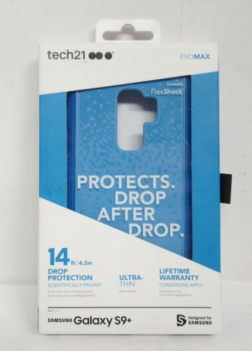 Tech21 - Evo Max Case for Samsung Galaxy S9+ - Devine Blue