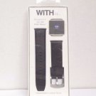 WITHit - Leather Watch Strap for Fitbit Blaze - Black