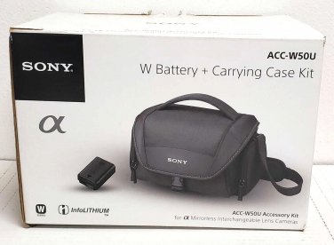 NOB Battery & Carrying Case Kit for Select Sony Cameras
