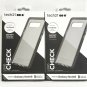 LOT OF 2 Tech21 Evo Check Case for Galaxy Note 8 - Smokey/Black