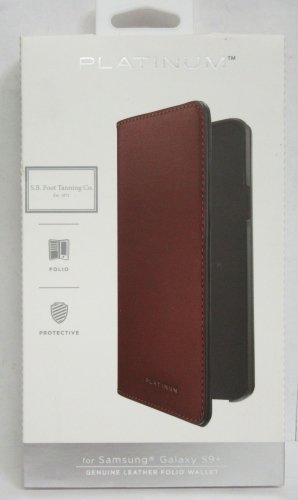 Platinum Folio Wallet Case for Samsung Galaxy S9+ - Bourbon