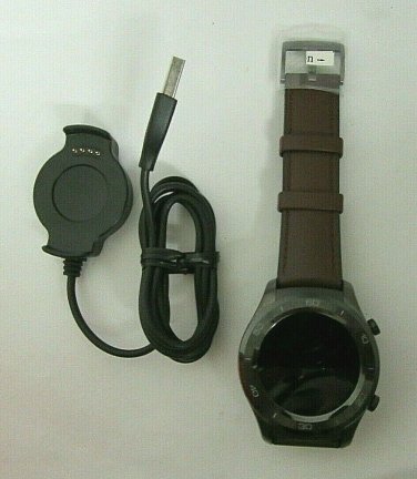 Huawei - Watch 2 Classic Smartwatch 45mm Titanium Gray/Brown #110