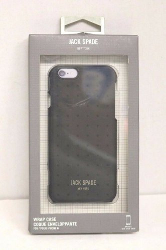 JACK SPADE Wrap Case for Apple iPhone 6/6s Perforated Black JSIPH-001-PBLK