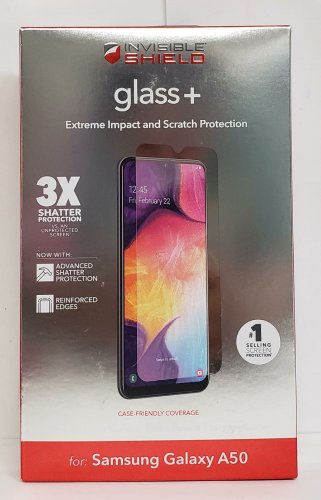 ZAGG - InvisibleShield Glass+ Screen Protector for Samsung Galaxy A20
