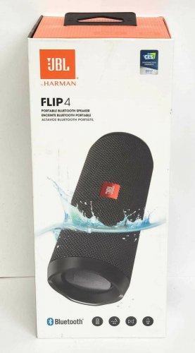 JBL - Flip 4 Waterproof Portable  Bluetooth Speaker - Black #101
