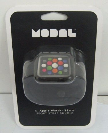 Modal - Sport Strap for Apple Watch 38mm - Black - MD-AWB38B