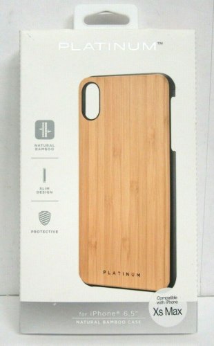 Platinum - Natural Bamboo Case for Apple iPhone XS Max - Bamboo