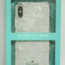 Kate Spade Dreamy Floral White with Gems Case for Apple iPhone X/XS - Clear