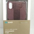 Speck Presidio Grip + Glitter Case for Apple iPhone XS Max Starlit Purple