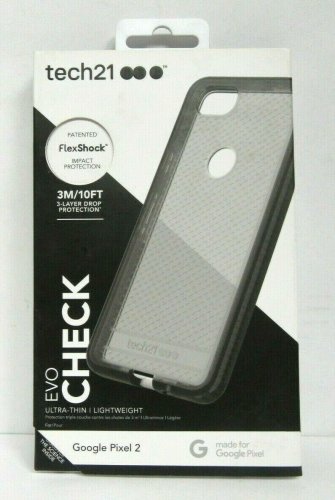 Tech21 - Evo Check Case for Google Pixel 2 - Smokey/Black