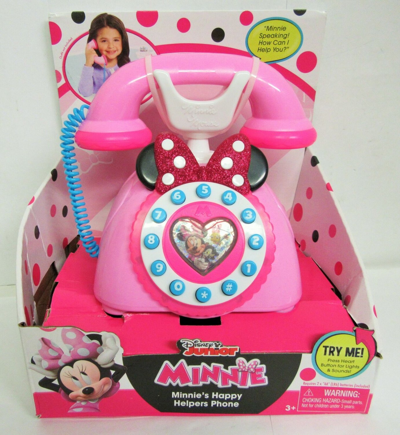 Just Play Minnie Happy Helpers Rotary Phone Playset