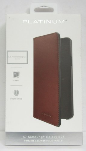 Platinum - Folio Wallet Case for Samsung Galaxy S9+ - Bourbon
