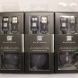 LOT OF 3 Platinum 4' Micro USB Charge-and-Sync Cable - Black/Chrome - PT-MUSB3BC