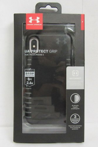 Under Armour - Protect Grip Case for Apple iPhone X and XS - Black/Graphite