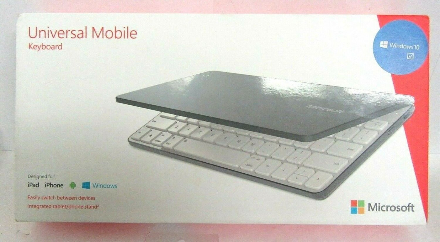 Microsoft P2Z-00029 Wireless Bluetooth Keyboard for Apple, Android & Tablets