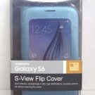 Genuine Original Samsung Galaxy S6 S-View Flip Cover Case Blue  #107
