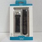 WITHit Slicone Designer Black Strap Band for Fitbit Baze - Black