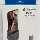 Cliquefie - 360° Panoramic Self-Rotating Phone Stand for Mobile Phones - Black