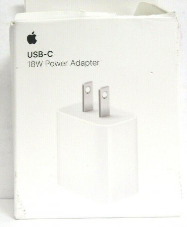 Genuine OEM Apple 18W USB-C Power Adapter White MU7T2LL/A #101