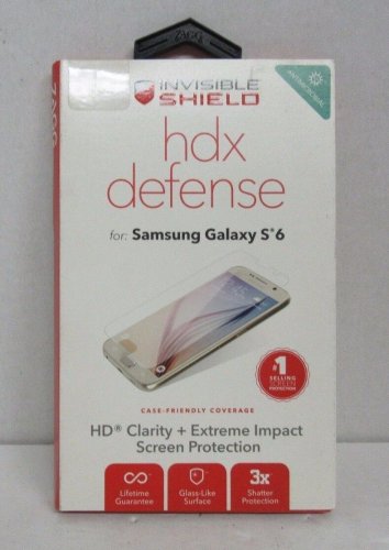 ZAGG Invisible Shield HDX Defense Screen Protector for Samsung Galaxy S6