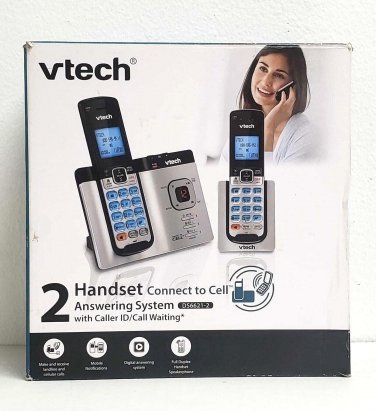 NOB Vtech DS6621-2 DECT 6.0 Connect to Cell 2-Handset Cordless Phone System