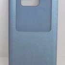 Genuine Original Samsung Galaxy S6 S-View Flip Cover Case Blue - EF-CG920PLEGUS