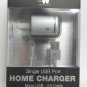 Just Wireless - Wall Charger - Silver 5' micro USB cable