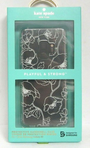 Kate Spade New York Hardshell Case Cover for Samsung Galaxy S9 Floral Clear