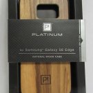 NEW Platinum Galaxy S6 Edge Real NATURAL WOOD Phone Case Brown Modern