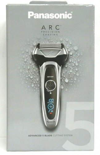 Panasonic Arc5 Electric Razor, Men's 5-Blade Cordless Wet/Dry ES-LV65-S #107
