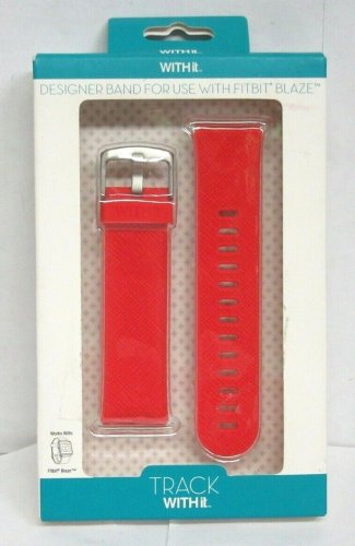 WITHit - Watch Strap for Fitbit Blaze - Safiano red