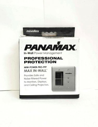 Panamax Max Furman Sound MIW-POWER-PRO-PFP 2-Outlet Faceplate