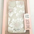 NOB Kate Spade Hard Shell Clear Case for iPhone 11 PRO - Stones/Hollyhock Floral