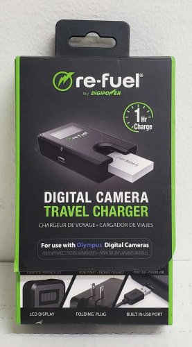 Digipower - RF-TC-55O Travel Charger for most Olympus Camera Batteries