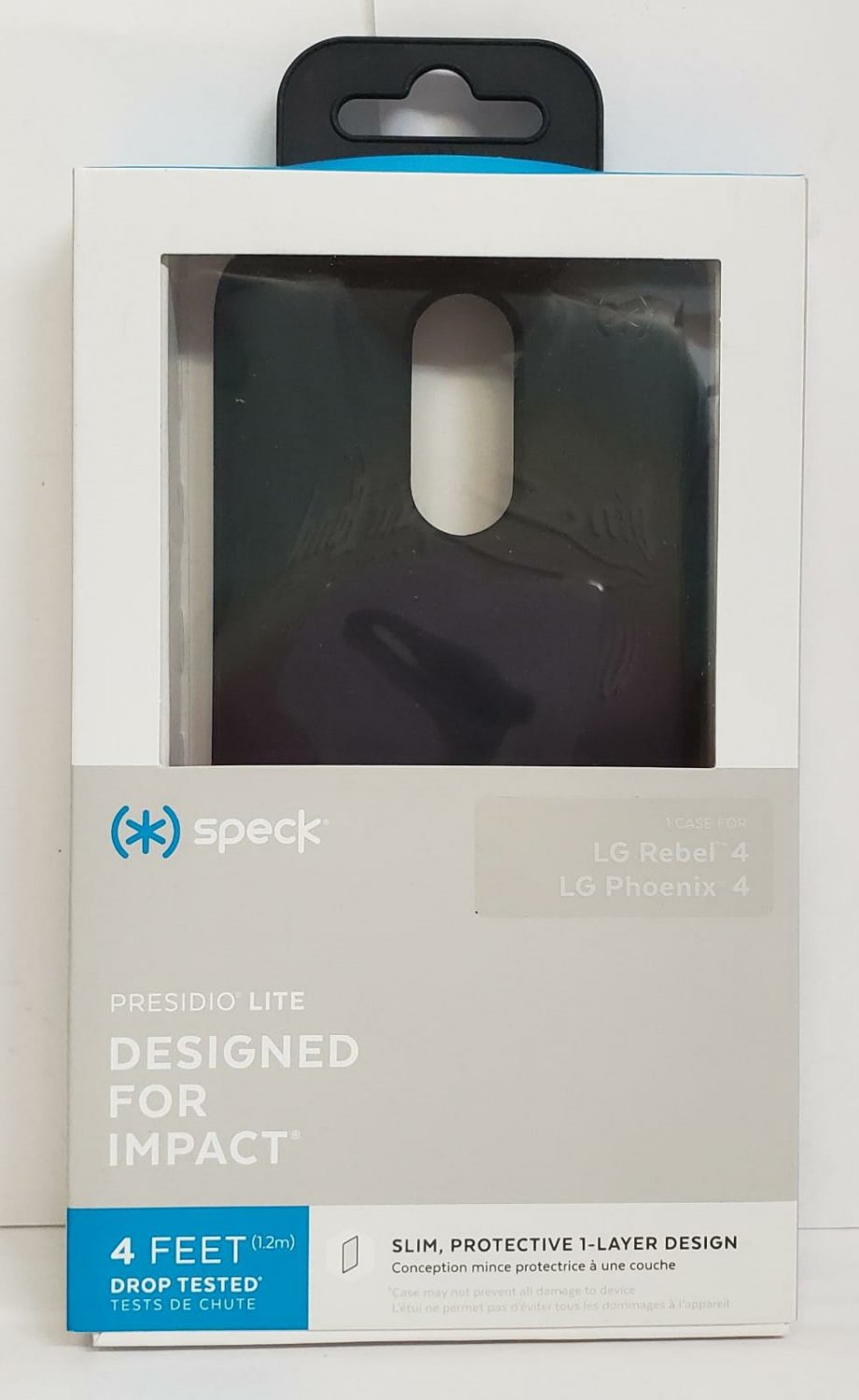 Speck - Presidio LITE Case for LG Rebel 4 & Phoenix 4 - Black