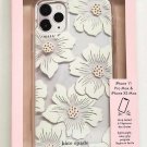 NOB Kate Spade HardShell Case for Apple iPhone 11Pro Max/ XS MAX Hollyhock Clear