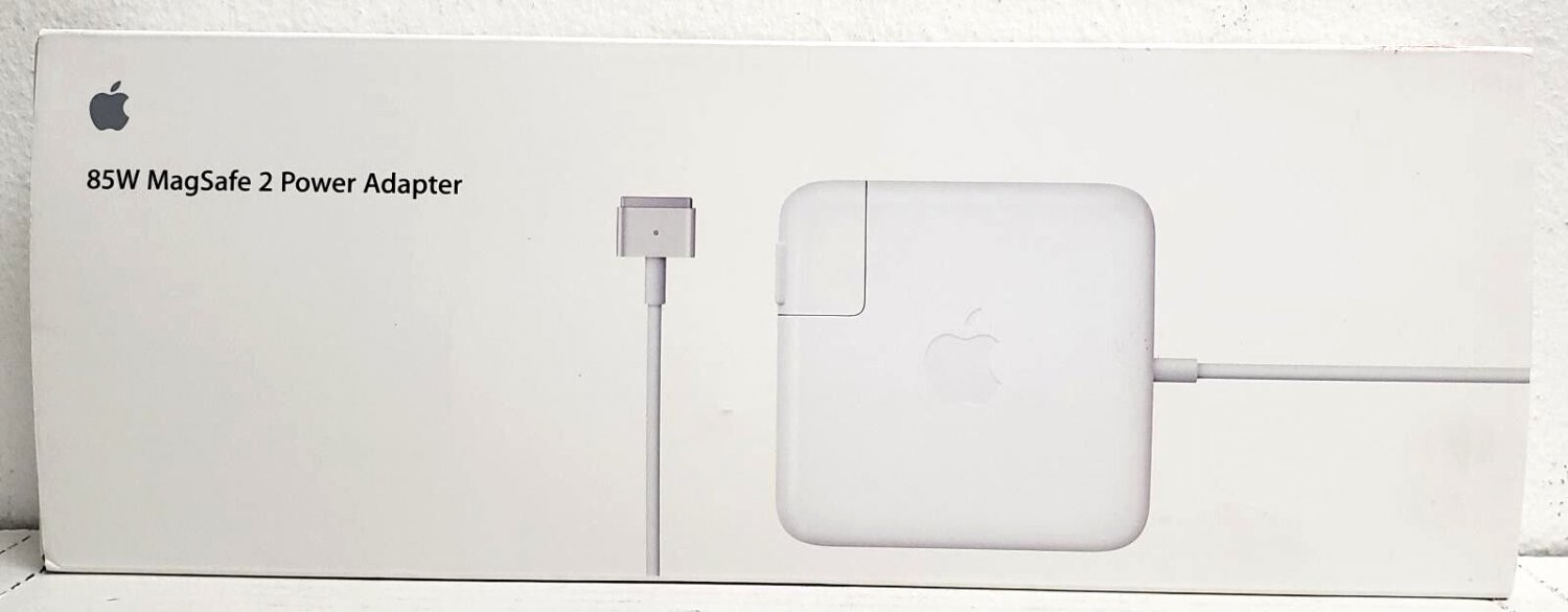 Apple - 85W MagSafe 2 Power Adapter With Magnetic DC Connector - White #103