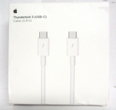 Genuine Apple Thunderbolt 3 USB-C Cable 0.8m (MQ4H2AM/A) #101