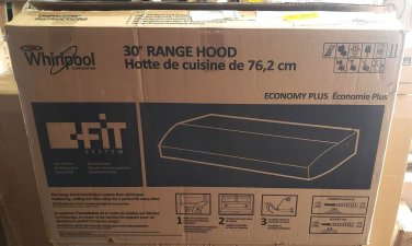 NOB Whirlpool UXT4030ADS 30 inch Stainless Steel Non-Vented Range Hood