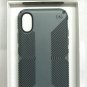 Speck Presidio Grip Case Protection Cover for iPhone X & XS Dark Charcoal Gray