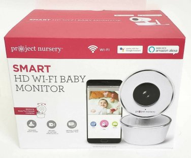 NOB Project Nursery - Smart Wi-Fi Baby Monitor Camera - White