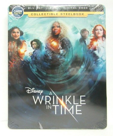 A Wrinkle in Time (Blu-ray+DVD+Digital, 2018; Only @ Best Buy SteelBook)