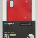 Speck - Presidio Sport Case for Apple iPhone XS Max - Black/Heartrate Red