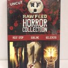 Raw Feed Horror Collection (DVD) (DVD, 2008, 3-Disc Set) New, Sealed